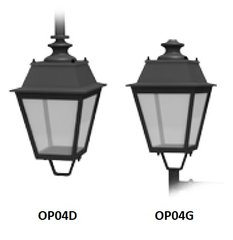 Парковый светильник Elmonter OP04D / OP04G