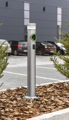 Park column with integrated charging station for ROSA KARIN LED EV BASIC 3.4 кВт