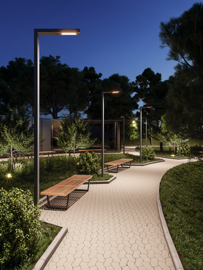 LED Smart Park Lighting Stolb Park CUT-3S