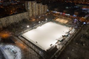 Освещение футбольного поля в г. Вишневое