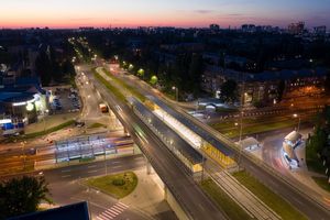 Supply of lamps for lighting the bridge and tram station at Vaclav Havel