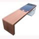 Park bench with a solar battery, wireless charging for Qi phones, USB, Wi-Fi and LED backlight SMART EKO CITY Model SC25