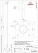 Galvanized round lighting pole STC 8М 60/156/4