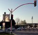 Aluminum column for the illuminated traffic light and additional illumination of the OOSP-2013 pedestrian crossing