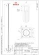 Galvanized multifaceted lighting pole STH-90/4