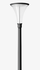 Парковый светодиодный светильник BEGA LED Luminaires Model 6 мощностью от 19 Вт до 27 Вт