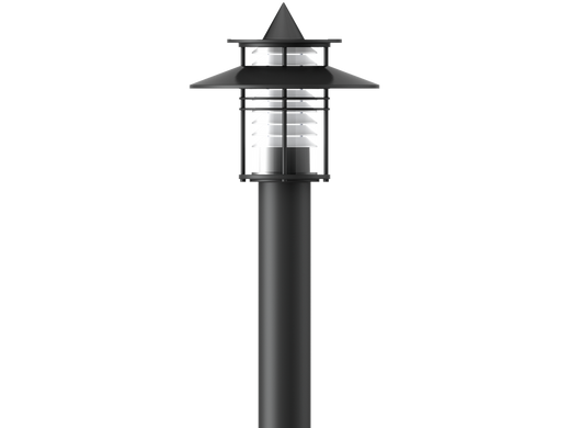 Светодиодный парковый столбик LIGMAN EURASIA 1 1000 Pointed top with shade