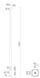Aluminum lighting pole ROSA SAL-70К