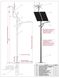 Hybrid street lighting kit for wind turbine and solar panel SHLP 8M-30/300/400-EKO