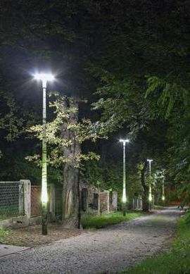 Композитна паркова опора освітлення із підсвічуванням Alumast LCF/3.0/150