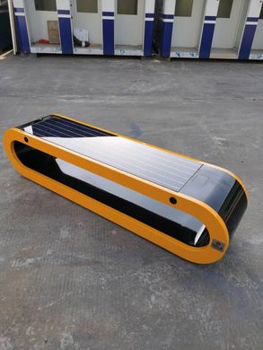 Парковая скамейка с солнечной батареей для подзарядки гаджетов SMART EKO CITY Model SC9