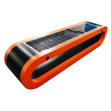 Park bench with a built-in solar battery for charging the gadgets SMART EKO CITY Model SC9
