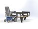 Park table for less mobile groups with solar panel, wireless charging for Qi, USB, Wi-Fi and LED backlight SMART EKO CITY Model SC63