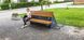 Park bench with a built-in solar battery for charging the gadgets SMART EKO CITY Model SC21