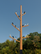 Паркова опора LED - дерево з пташками Stolb WOOD BIRD