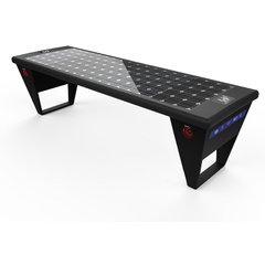 Парковая скамейка с солнечной батареей для подзарядки гаджетов SMART EKO CITY Model SC3