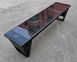 Park bench with a built-in solar battery for charging the gadgets SMART EKO CITY Model SC3
