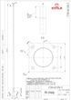 Galvanized round lighting pole STC 12m 60/204/4