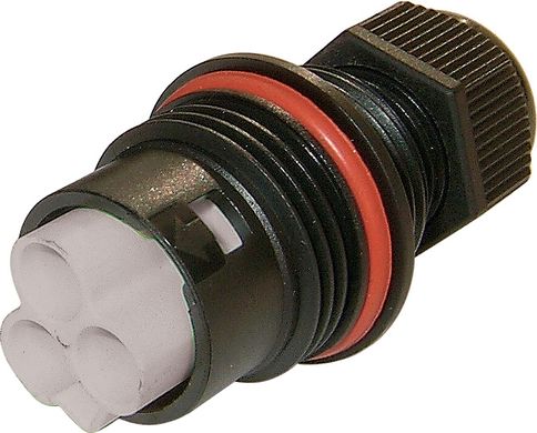 Кабельный разъем TH384, РОЗЕТКА, IP68 на 2-3 полюса, 0.5 - 4.0 мм2, для кабеля Ø 7.0 - 12.0 мм (THB.384.B1A)