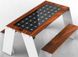 Парковый столик с солнечной батареей и скамьей для подзарядки гаджетов SMART EKO CITY Model SC12