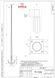 Galvanized multifaceted lighting pole STH-80/3