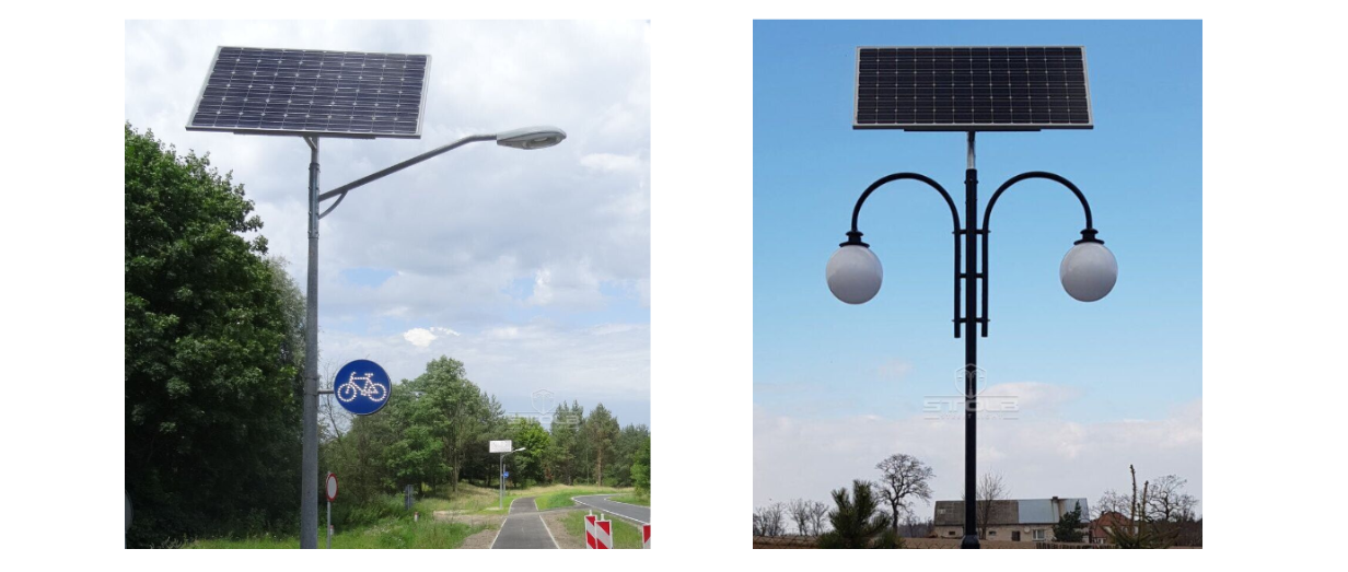 Автономный уличный светильник на солнечной батарее