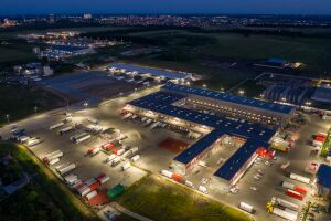 Luminares production for the largest logistics center in Ukraine "KIT"