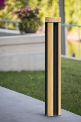 Park LED column from a tree of Stolb WOOD ХС-1