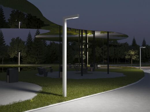 LED Smart Park Lighting Stolb Park CUT-3