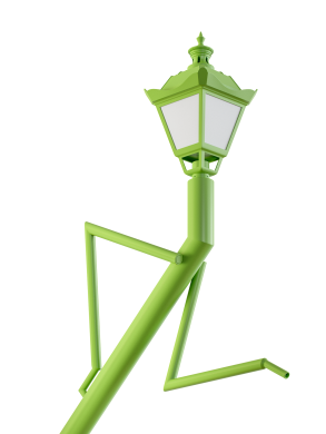 Парковый светодиодный светильник Stolb Human OS-1