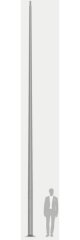 Folding aluminum light pole Rosa SAL-85 M/P