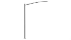 Aluminum pole for road signs ROSA SAL SYG 65-4