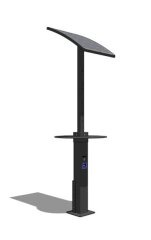 Park stand with a solar battery and Wi-Fi for charging gadgets SMART EKO CITY Model SC14